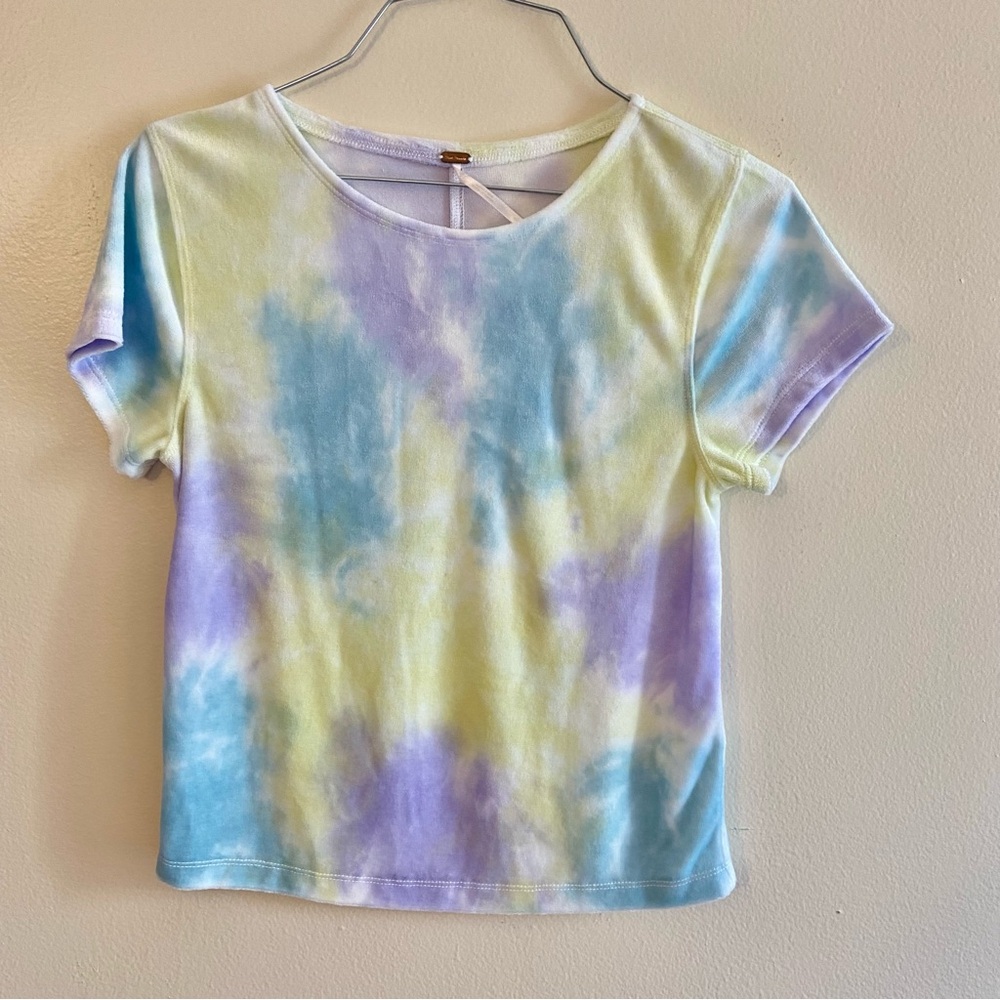 NWT Free People Bright Eyes Cloud Combo Tee Small